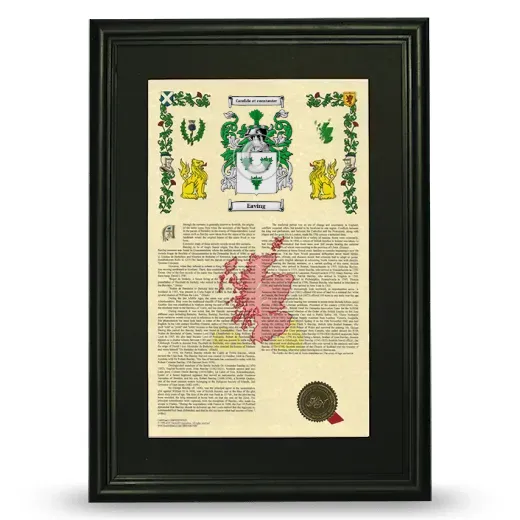 Eaving Deluxe Armorial Framed - Black