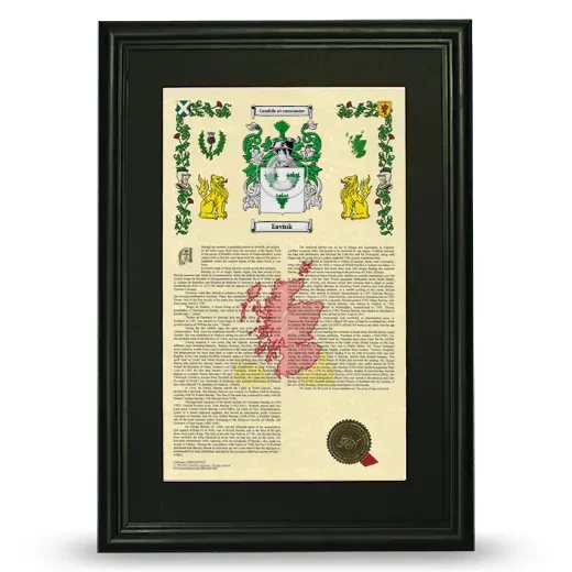 Eavink Deluxe Armorial Framed - Black