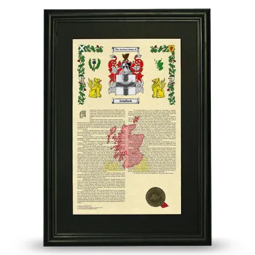 Ecinflock Deluxe Armorial Framed - Black