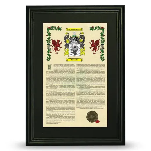 Edwarte Deluxe Armorial Framed - Black