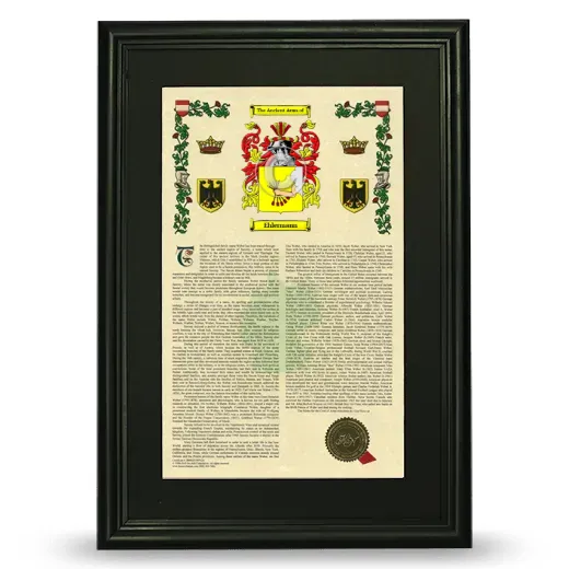 Ehlermann Deluxe Armorial Framed - Black