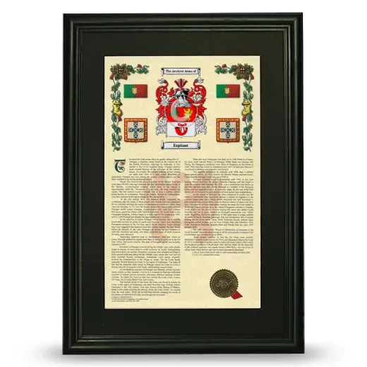 Espinar Deluxe Armorial Framed - Black
