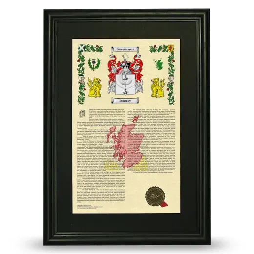 Etmutey Deluxe Armorial Framed - Black