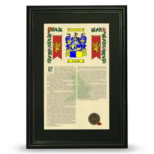 Farenolm Deluxe Armorial Framed - Black