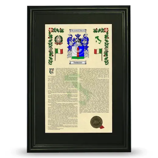 Farinazzo Deluxe Armorial Framed - Black