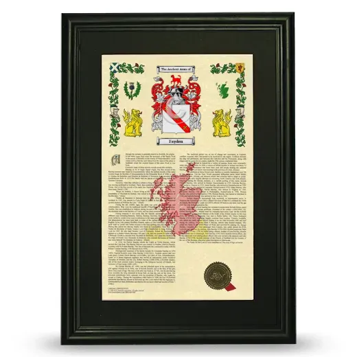 Fayden Deluxe Armorial Framed - Black