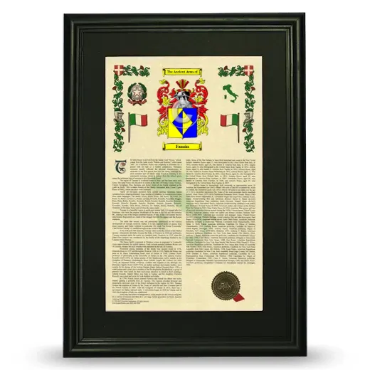 Fazzin Deluxe Armorial Framed - Black