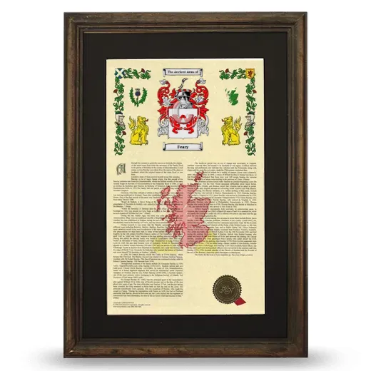 Feary Deluxe Armorial Framed - Brown