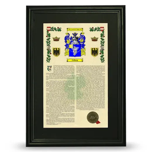 Felberg Deluxe Armorial Framed - Black