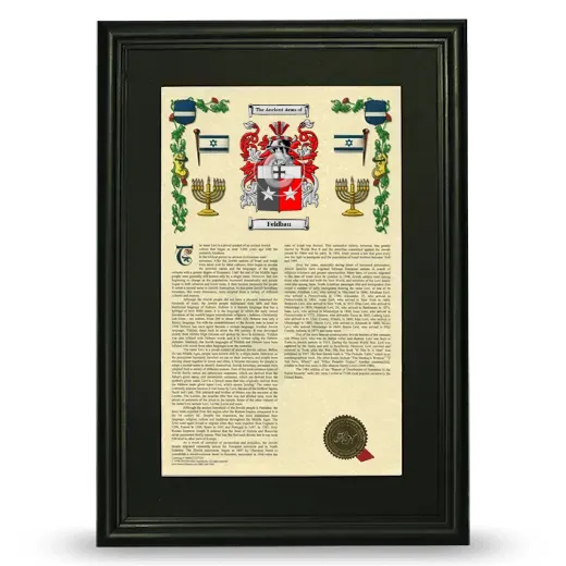 Feldbau Deluxe Armorial Framed - Black