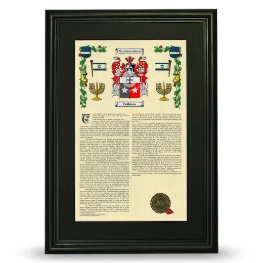 Feldstein Deluxe Armorial Framed - Black