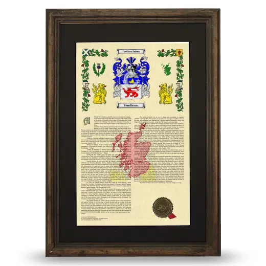 Fendlason Deluxe Armorial Framed - Brown