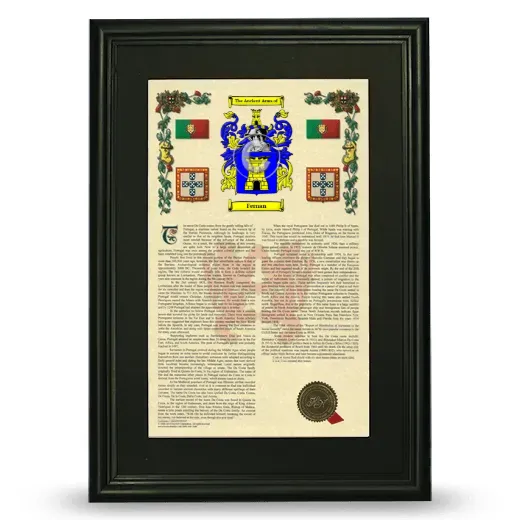 Fernan Deluxe Armorial Framed - Black