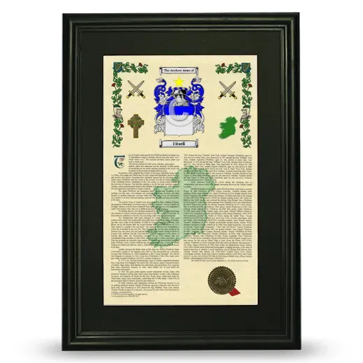Fitsell Deluxe Armorial Framed - Black