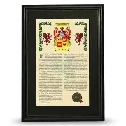 Fleuelland Deluxe Armorial Framed - Black