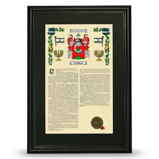 Fritchman Deluxe Armorial Framed - Black