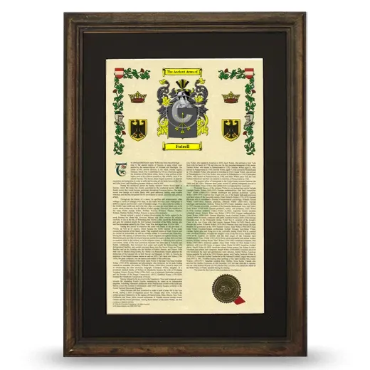 Futrell Deluxe Armorial Framed - Brown