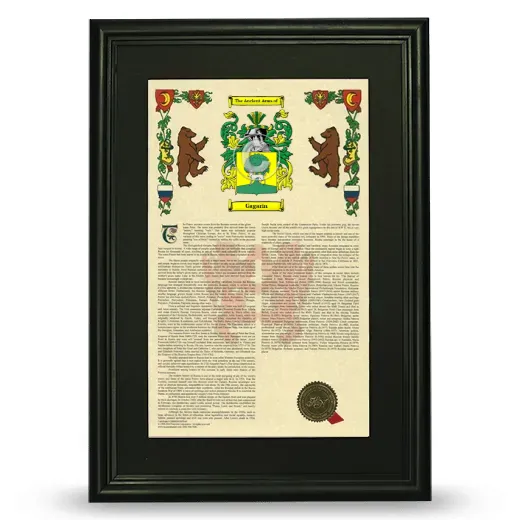 Gagarin Deluxe Armorial Framed - Black