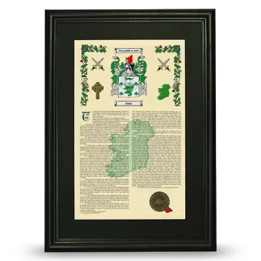 Gary Deluxe Armorial Framed - Black