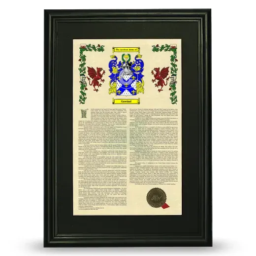 Gawind Deluxe Armorial Framed - Black
