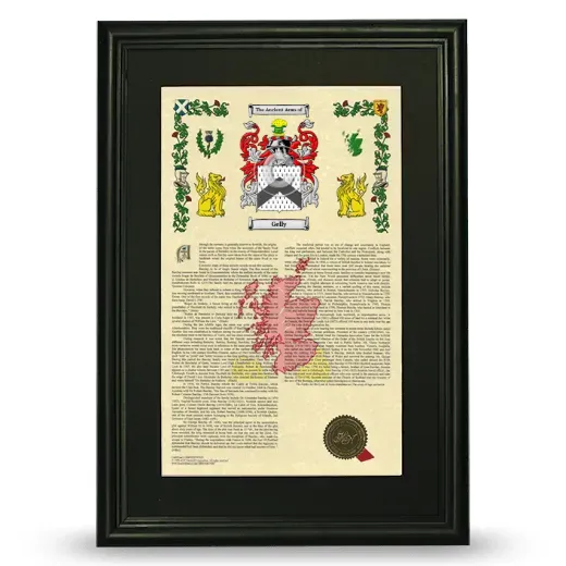 Gelly Deluxe Armorial Framed - Black