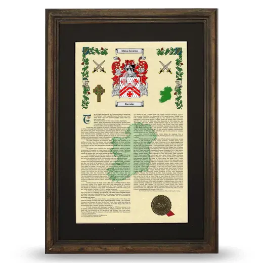 Gervin Deluxe Armorial Framed - Brown