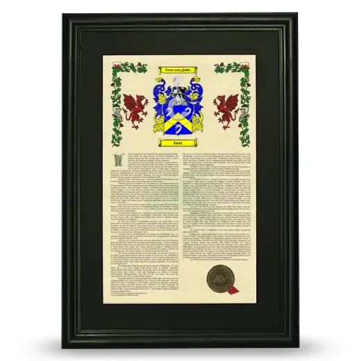 Gest Deluxe Armorial Framed - Black