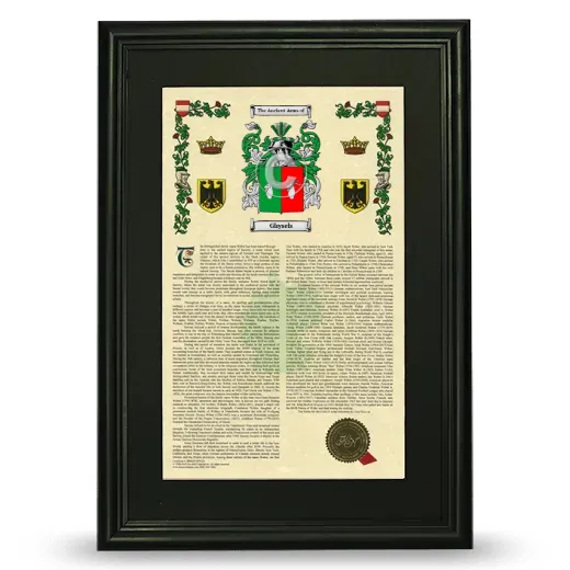 Ghysels Deluxe Armorial Framed - Black