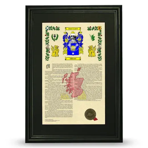 Gillcrest Deluxe Armorial Framed - Black