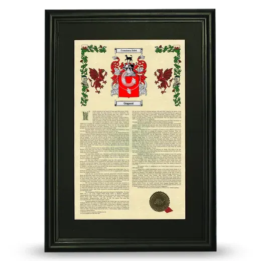 Gogant Deluxe Armorial Framed - Black