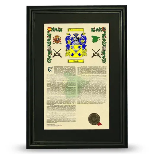 Gomis Deluxe Armorial Framed - Black