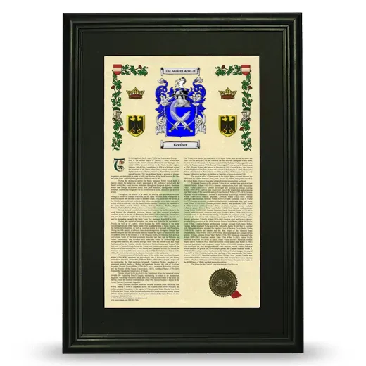 Goober Deluxe Armorial Framed - Black