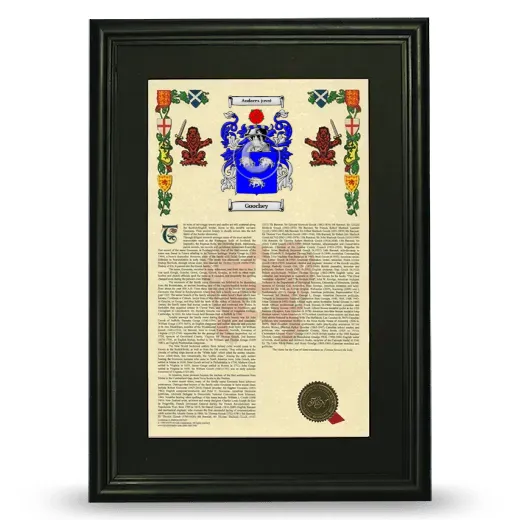 Goochey Deluxe Armorial Framed - Black