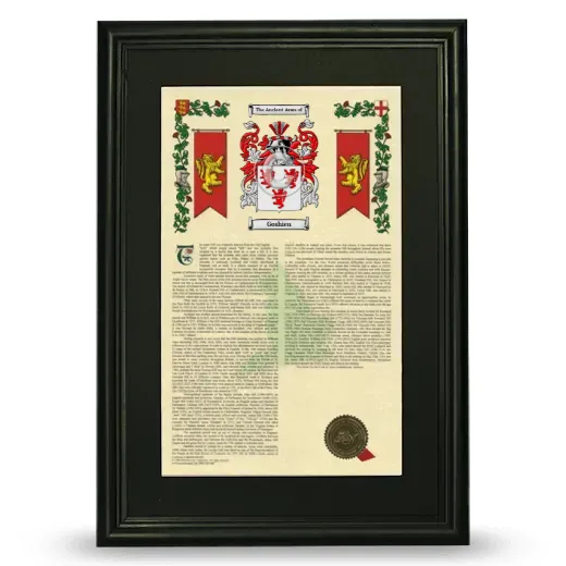 Goshien Deluxe Armorial Framed - Black