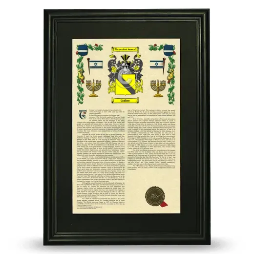 Gräber Deluxe Armorial Framed - Black