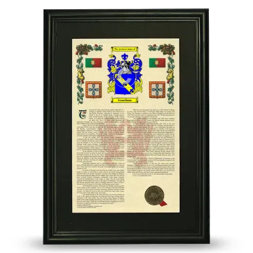 Guardians Deluxe Armorial Framed - Black