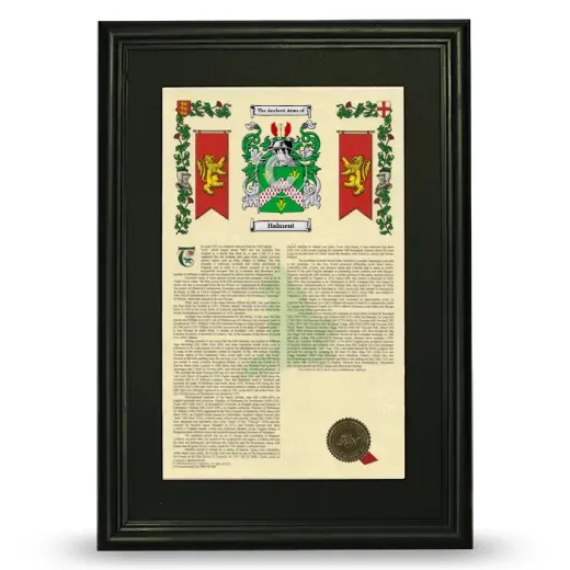 Halment Deluxe Armorial Framed - Black