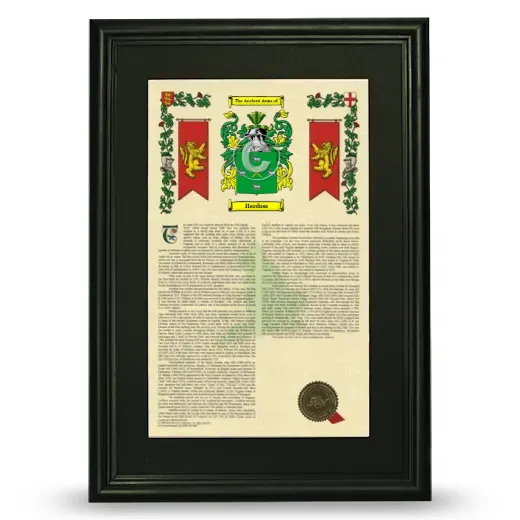 Hardion Deluxe Armorial Framed - Black