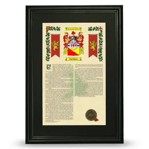 Harteham Deluxe Armorial Framed - Black