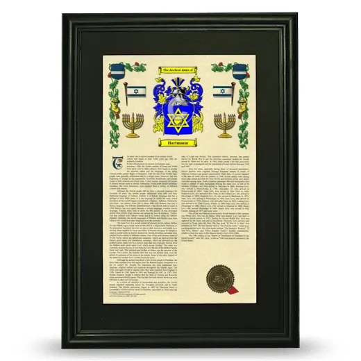 Hartmann Deluxe Armorial Framed - Black
