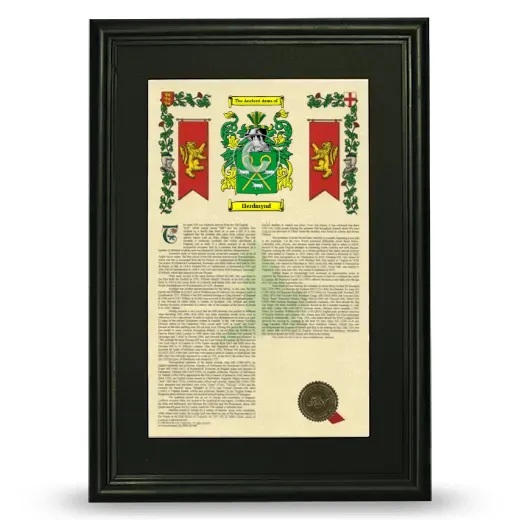 Herdmynd Deluxe Armorial Framed - Black