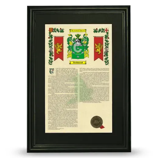 Herdsmend Deluxe Armorial Framed - Black