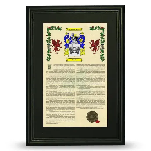 Holle Deluxe Armorial Framed - Black