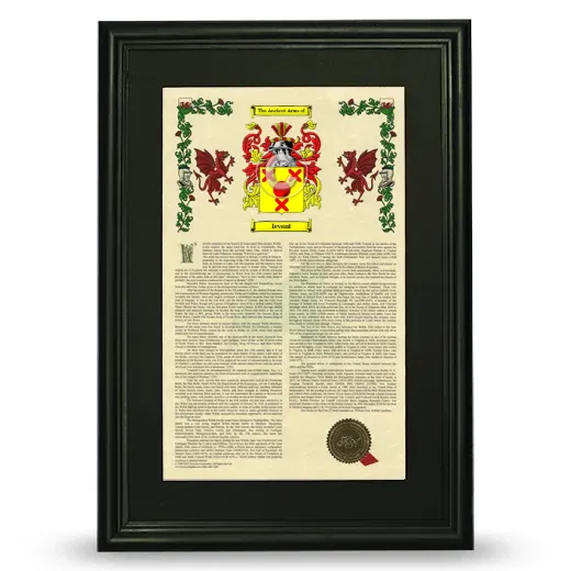 Ievant Deluxe Armorial Framed - Black