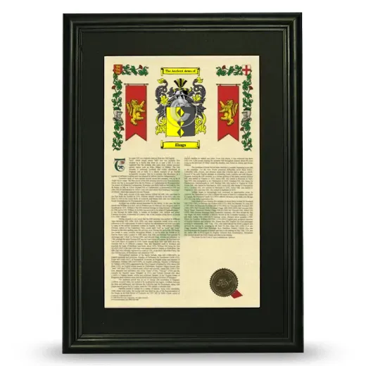 Ilings Deluxe Armorial Framed - Black