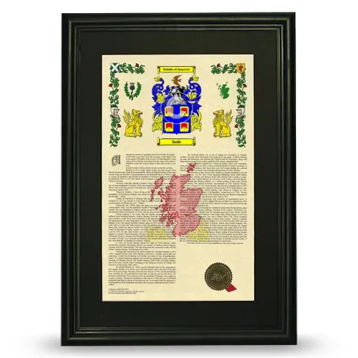 Issle Deluxe Armorial Framed - Black