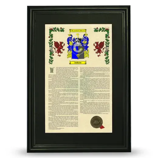 Jankynn Deluxe Armorial Framed - Black