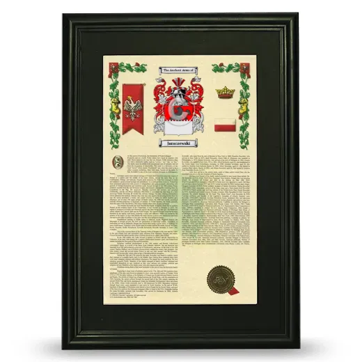 Jaraczewski Deluxe Armorial Framed - Black
