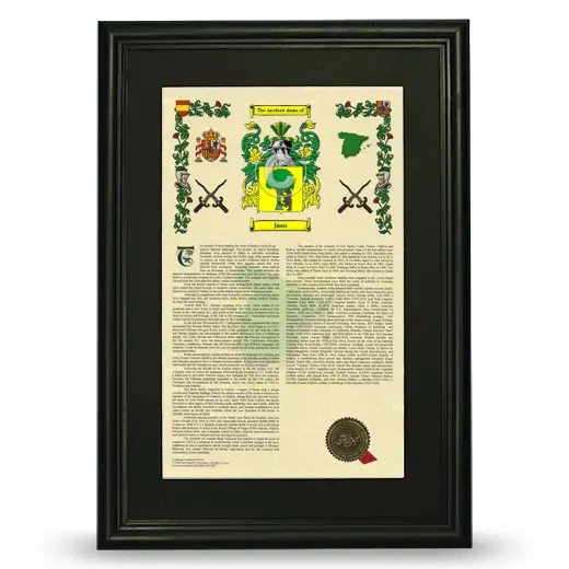 Jaso Deluxe Armorial Framed - Black
