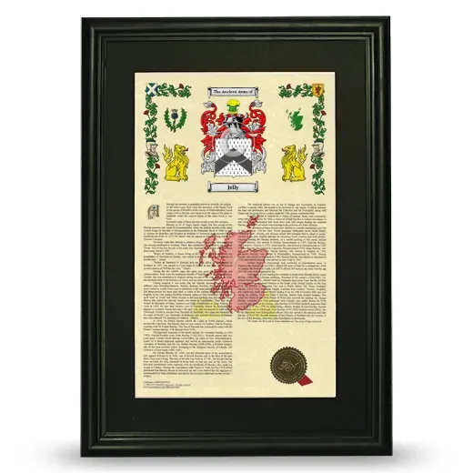 Jelly Deluxe Armorial Framed - Black